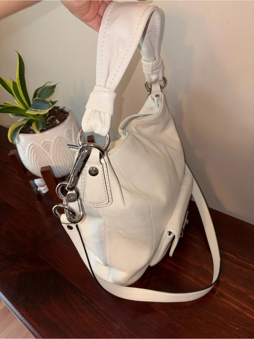 Coach Kristin Vintage y2k leather purse bag hobo